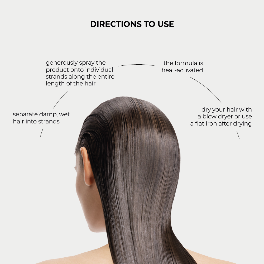 GLOSSY HAIR Smoothing spray